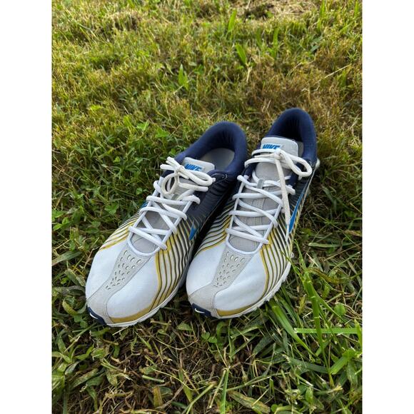 Nike Shox TLX 12 Black/Blue/Silver Running Shoes Men’s Size 13 – Worn 1–2 Times - Picture 6 of 7